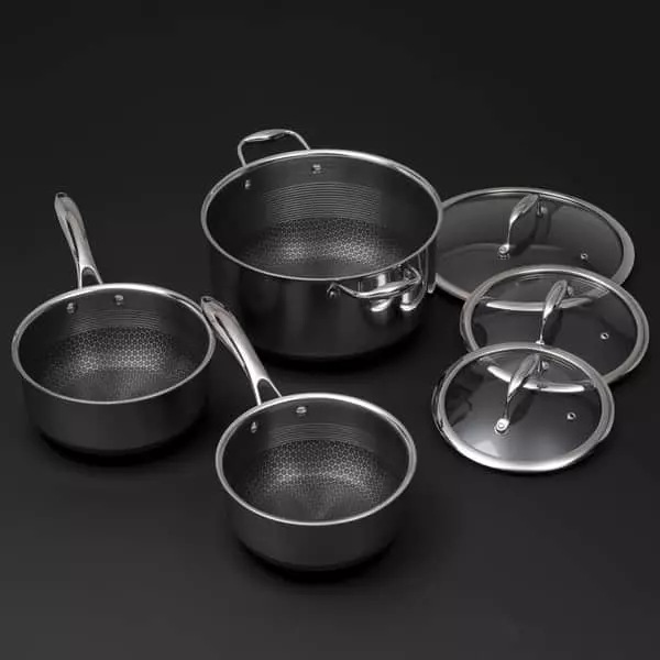 HexClad Grydesæt - 6 Dele - Billede 4