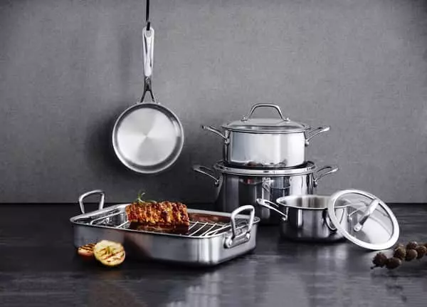 Cook & Baker 3-ply Grydesæt - 7 Dele - Billede 3