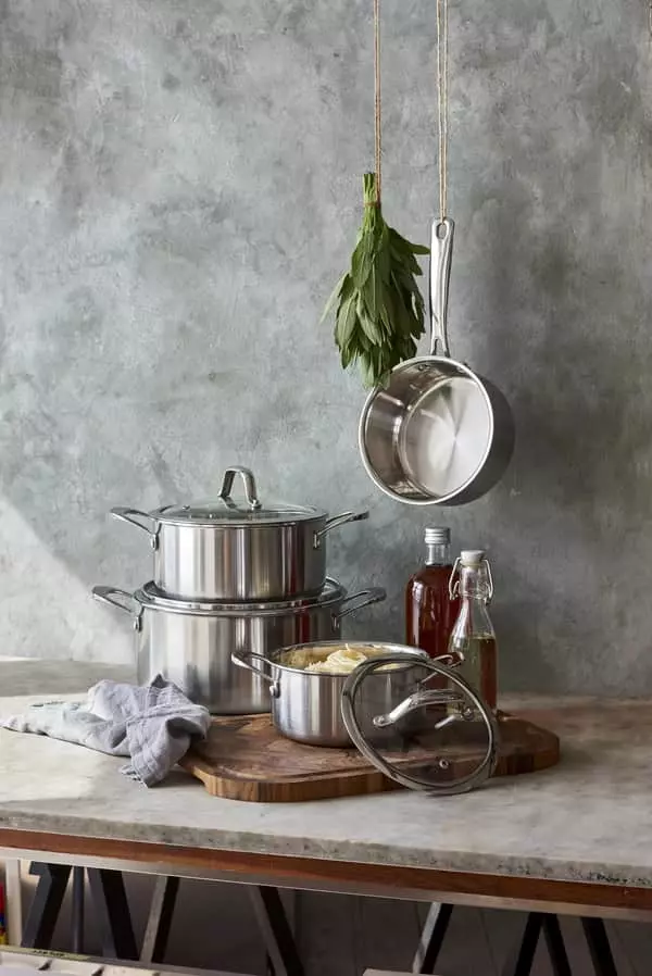 Cook & Baker 3-ply Grydesæt - 7 Dele - Billede 2