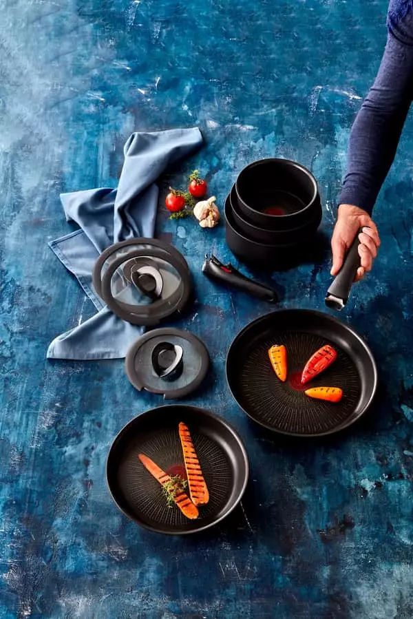 Tefal Ingenio Eco Resist Stegepandesæt - 3 Dele - Billede 2