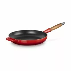 Le Creuset Stegepande M. Træhåndtag